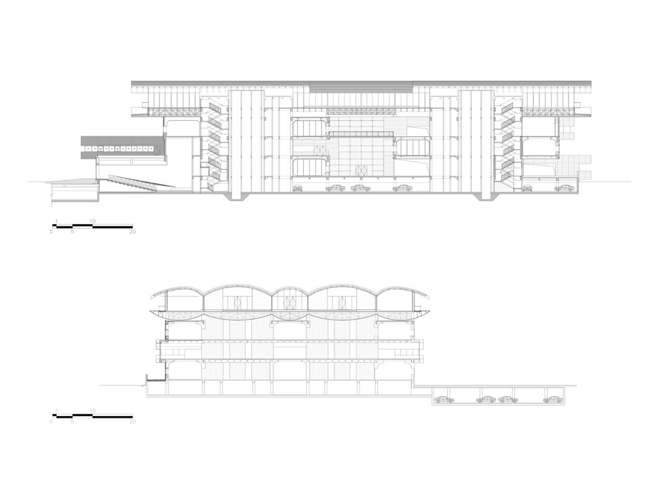 BIM建筑|中国民航大学宁河校区图书馆 / 同济原作工作室
