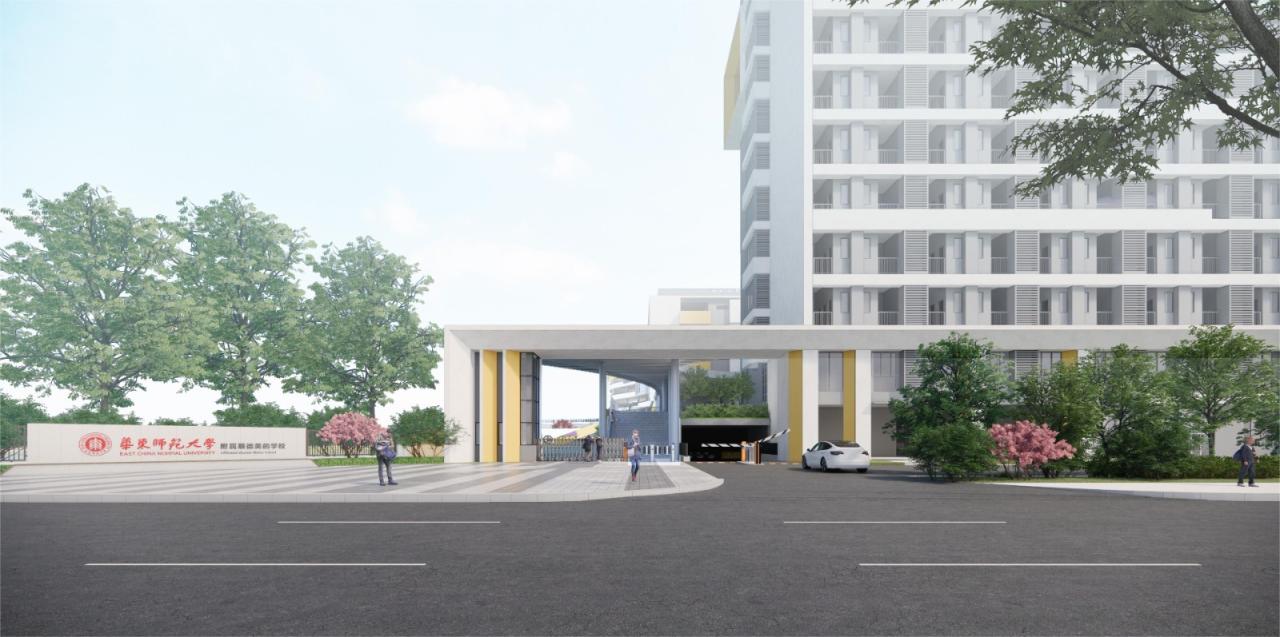 BIM建筑|绿色生态校园：华东师范大学附属顺德美的学校（二期）/ 睿住天元