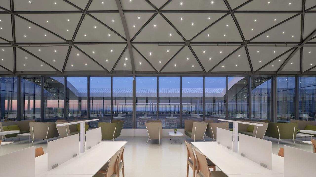 BIM建筑|中国民航大学宁河校区图书馆 / 同济原作工作室