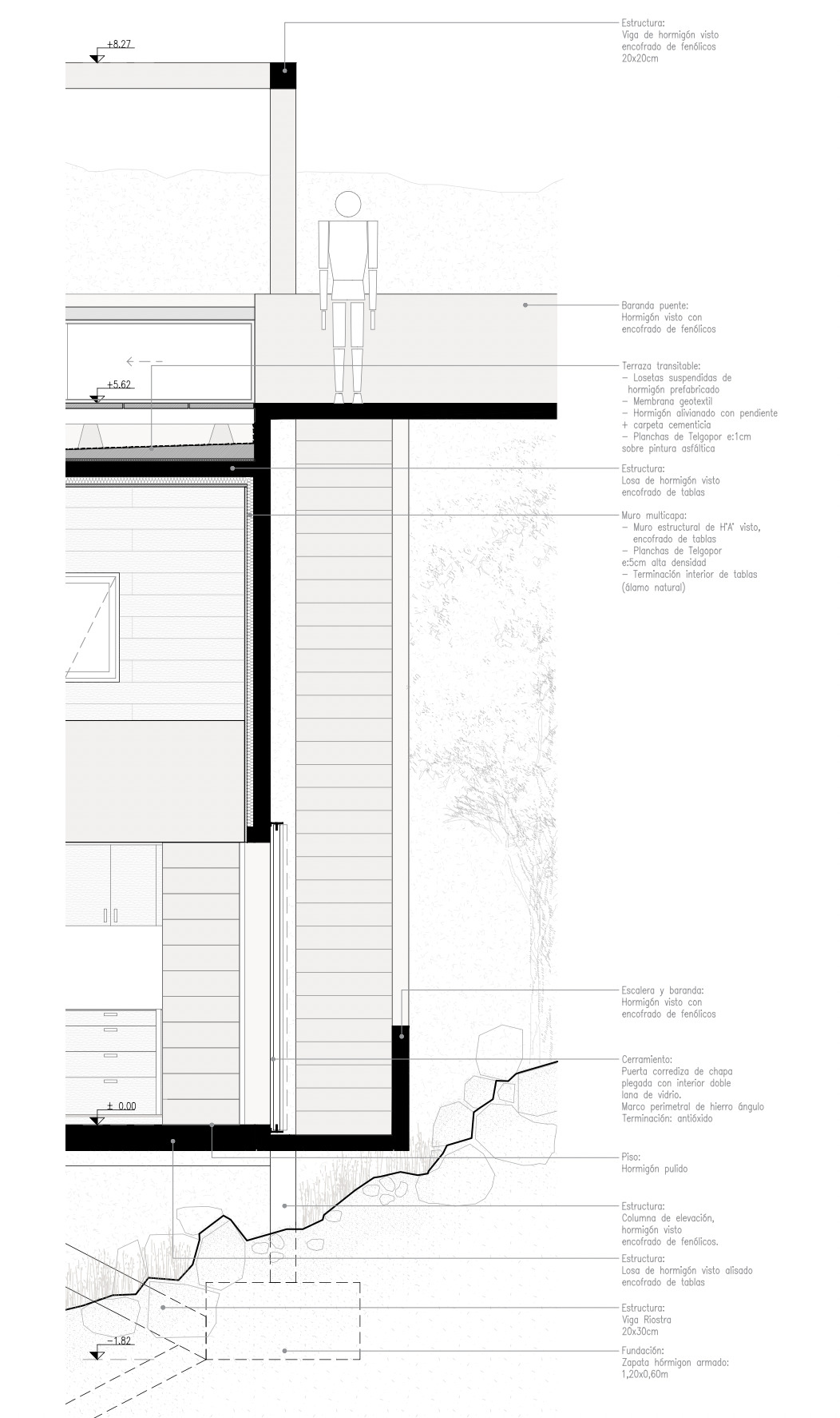 BIM建筑|高处之宅 / Agustín Berzero + Manuel Gonzalez Veglia (Tectum arquitectura)