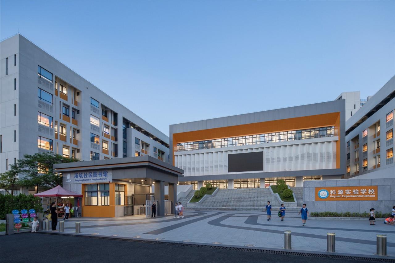 BIM建筑|深圳市坪山区科源实验学校 / 申都设计