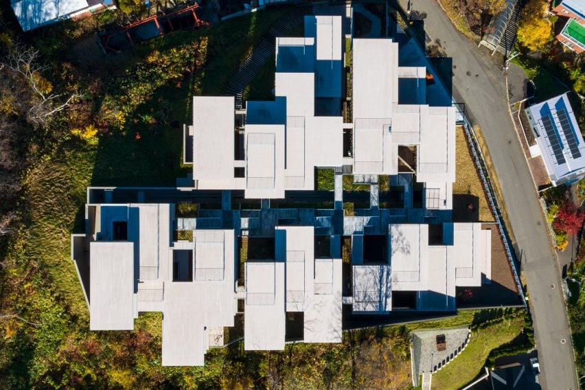 BIM建筑|隈研吾在山坡上设计住宅区