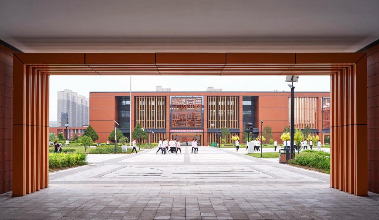 BIM建筑|神木中学项目 / 中科院建筑设计研究院有限公司