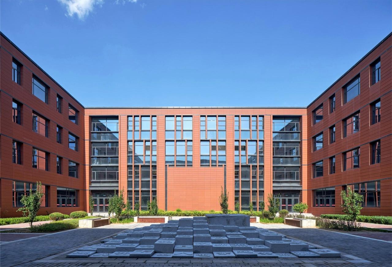 BIM建筑|神木中学项目 / 中科院建筑设计研究院有限公司