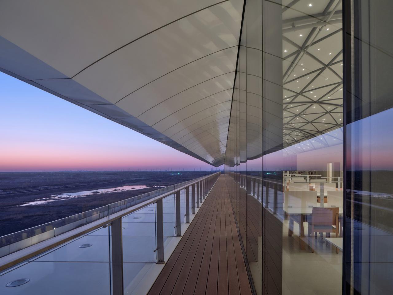 BIM建筑|中国民航大学宁河校区图书馆 / 同济原作工作室