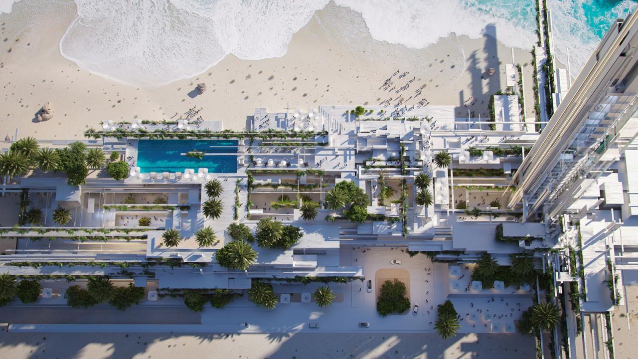 BIM建筑|未来豪华海滨度假胜地 —— Epicon / 10 Design