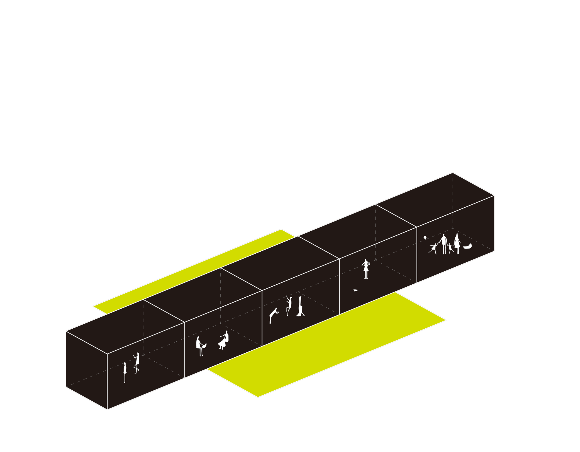 BIM建筑|成都麓湖黑石岛：垂直五连墅 / 孟凡浩-line+建筑事务所