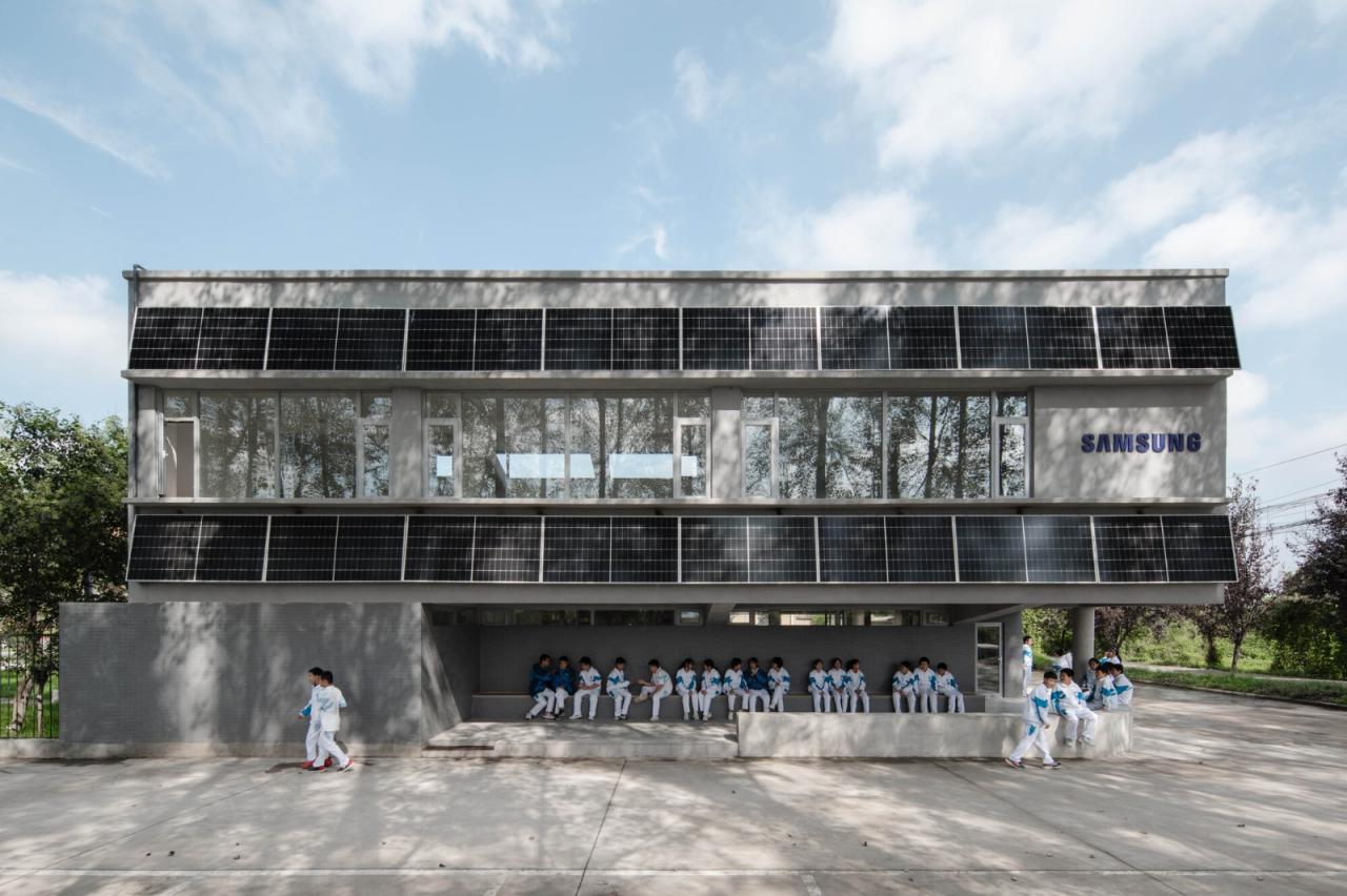 BIM建筑|陕西希望工程校园图书馆2.0 / 垣建筑