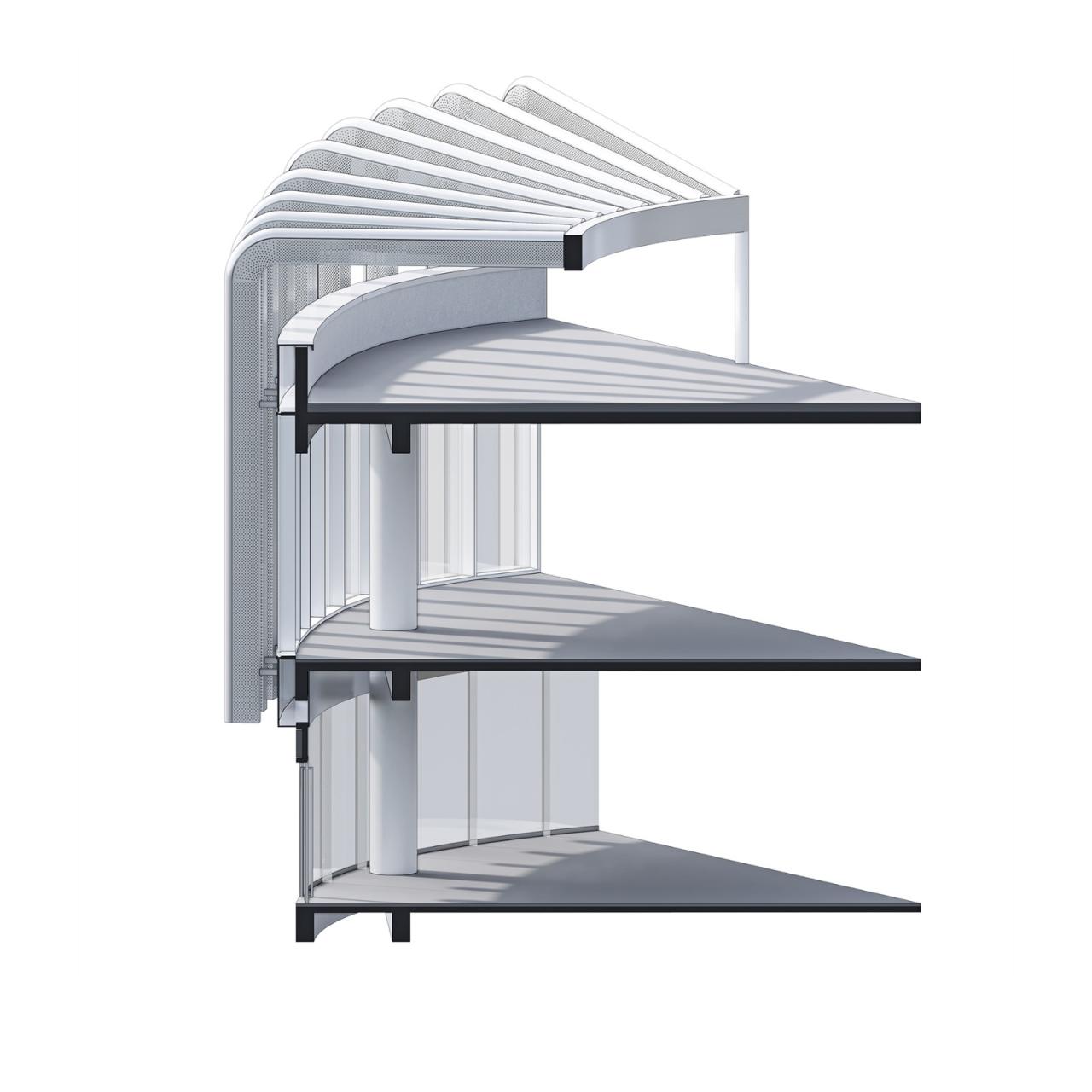 BIM建筑|兰花阁：九流渡滨河艺术街区 / UUA建筑师事务所