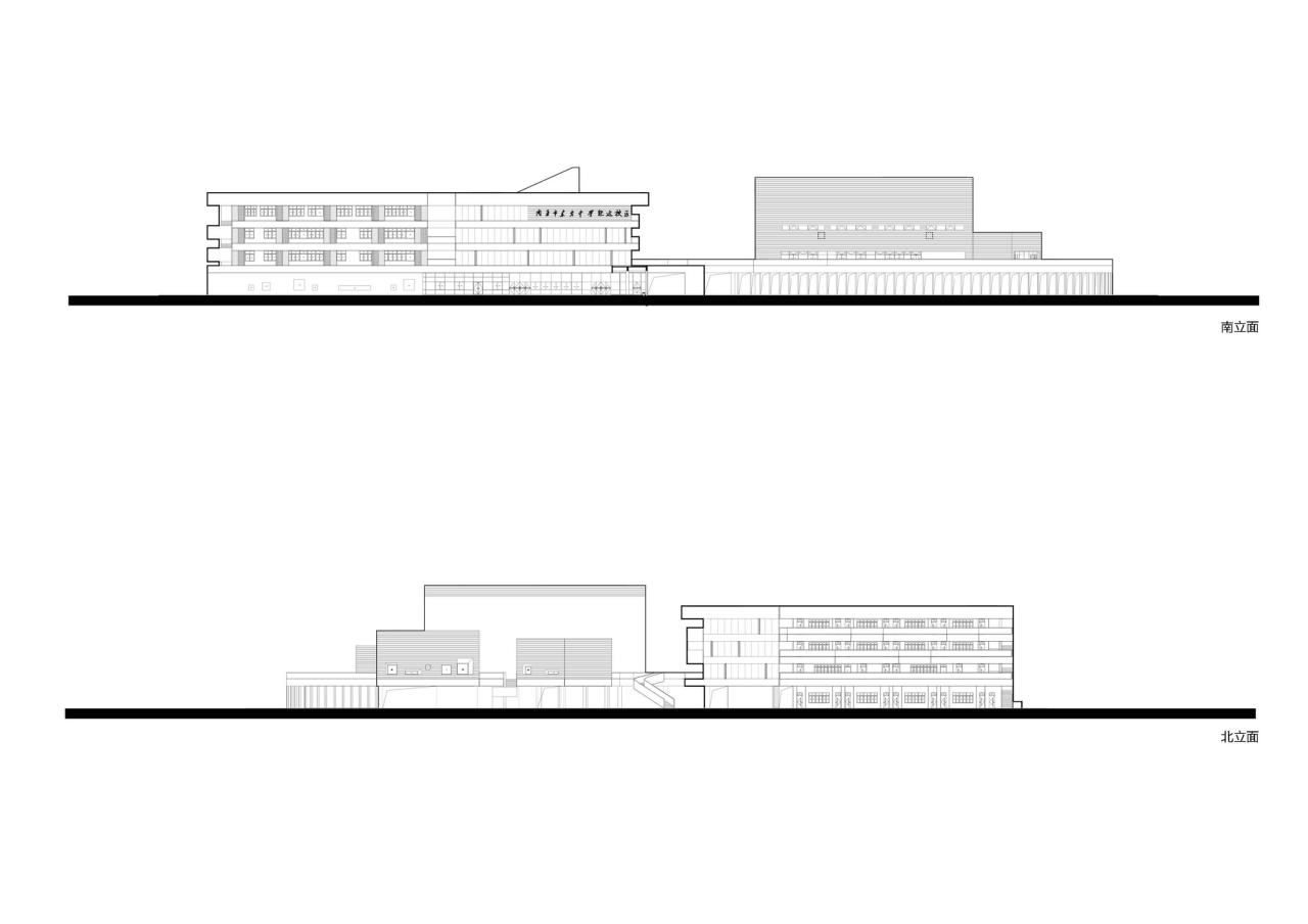 BIM建筑|南通市能达中学 / 九城都市建筑