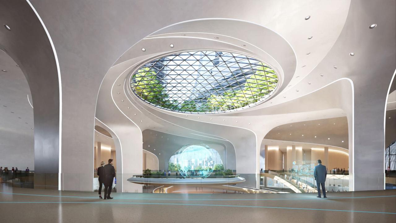 BIM建筑|螺旋大楼：‘腾讯深圳新总部’设计竞赛 / 奥雷·舍人