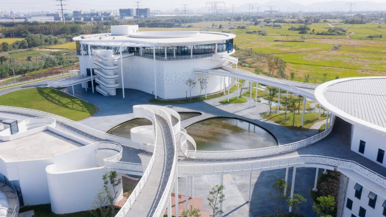 BIM建筑|宜兴城市污水资源概念厂 / 清华院 素朴工作室