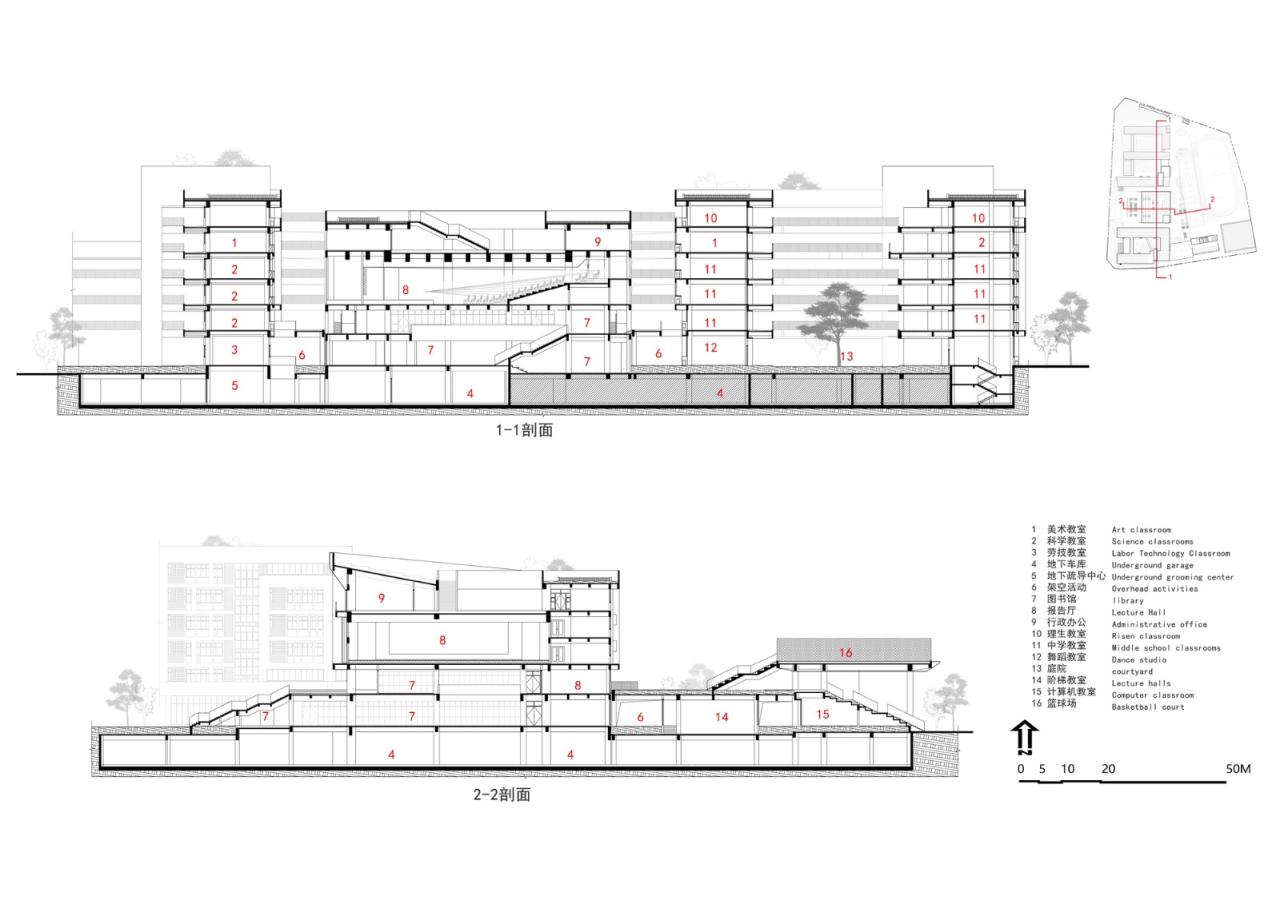 BIM建筑|深圳市坪山区科源实验学校 / 申都设计