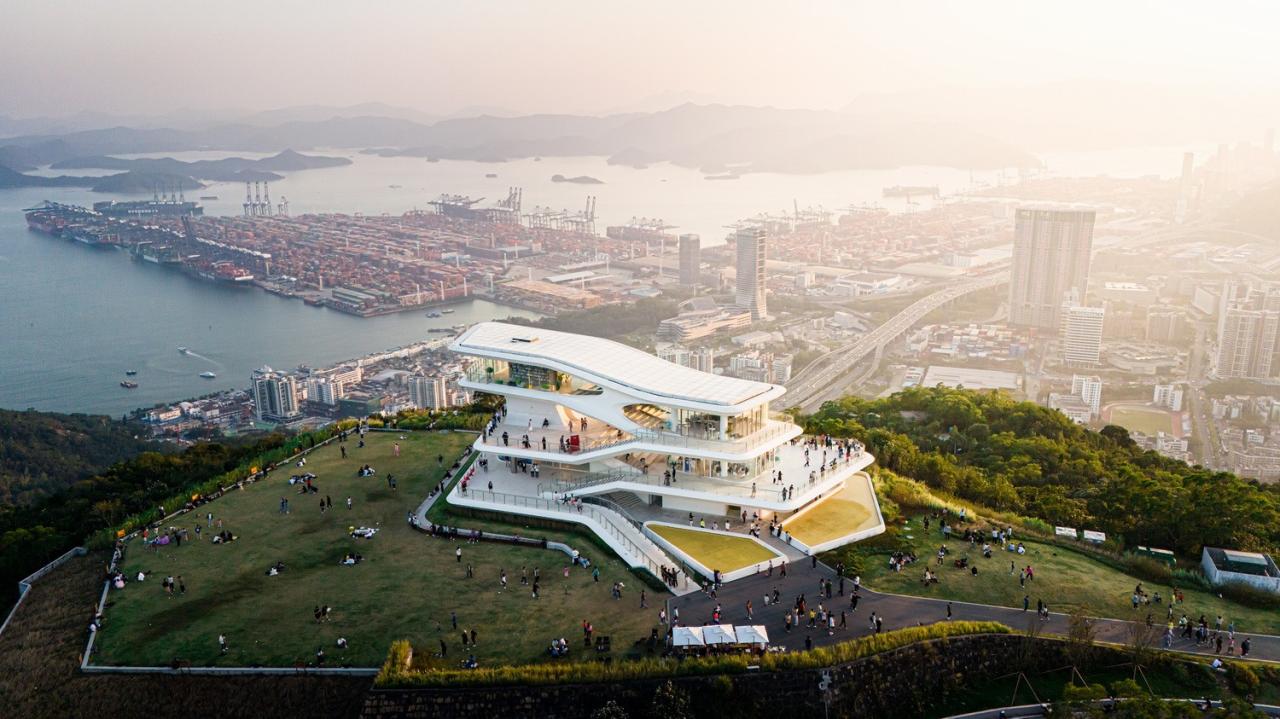 BIM建筑|孟凡浩深圳首作，山海新地标，盐田云海驿站 / line+建筑事务所