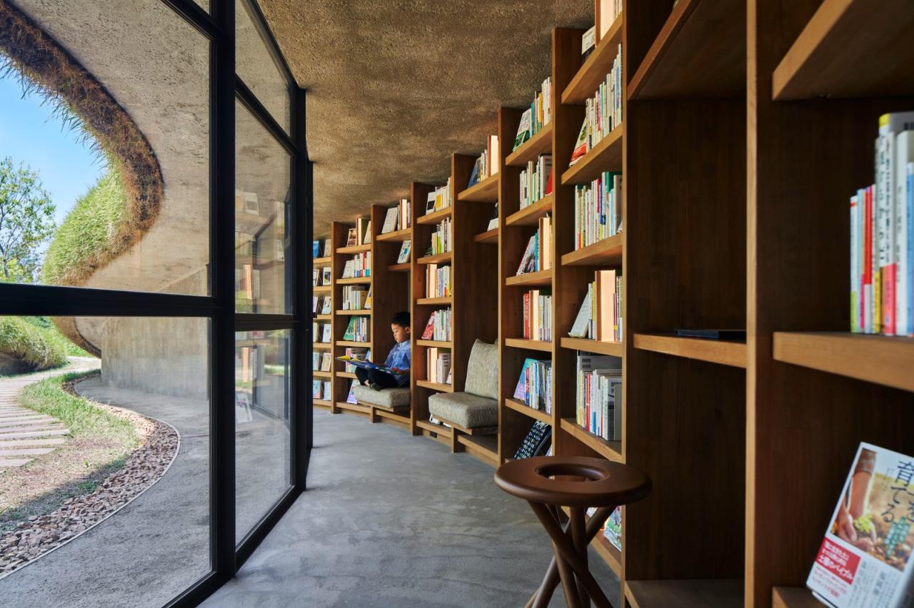 BIM建筑|晴天耕田雨天看书，农民的地球图书馆 / 中村拓志建筑事务所 & NAP