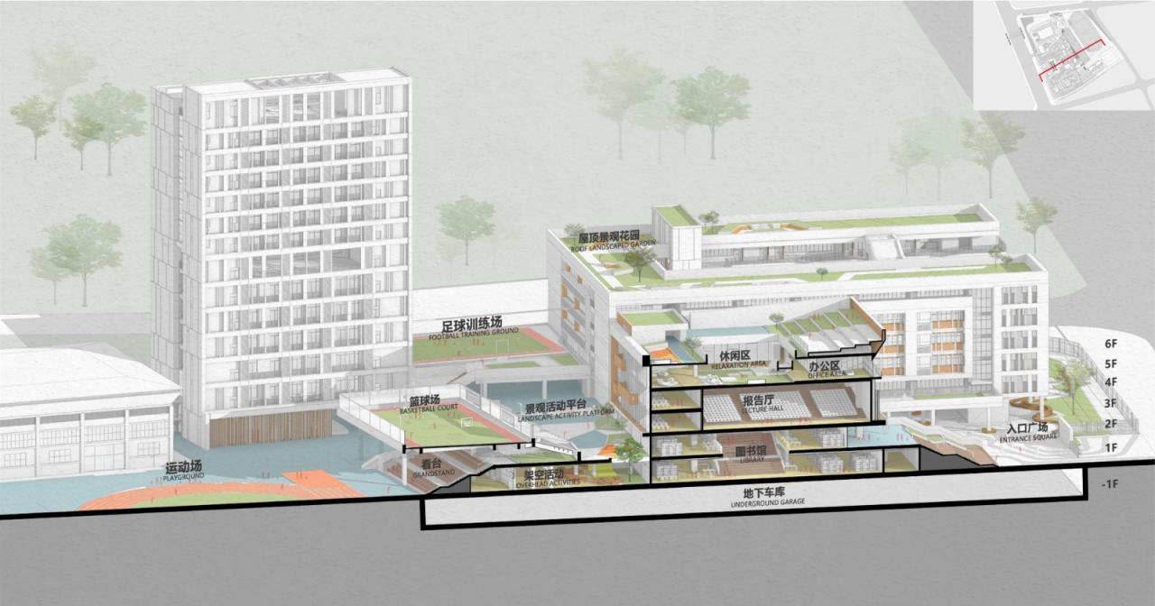 BIM建筑|深圳市坪山区科源实验学校 / 申都设计