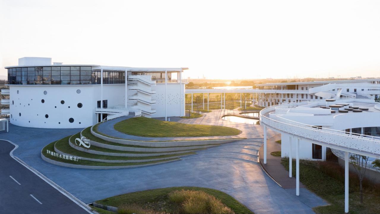 BIM建筑|宜兴城市污水资源概念厂 / 清华院 素朴工作室