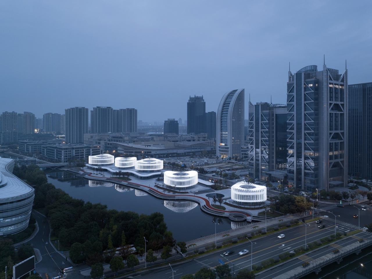 BIM建筑|兰花阁：九流渡滨河艺术街区 / UUA建筑师事务所