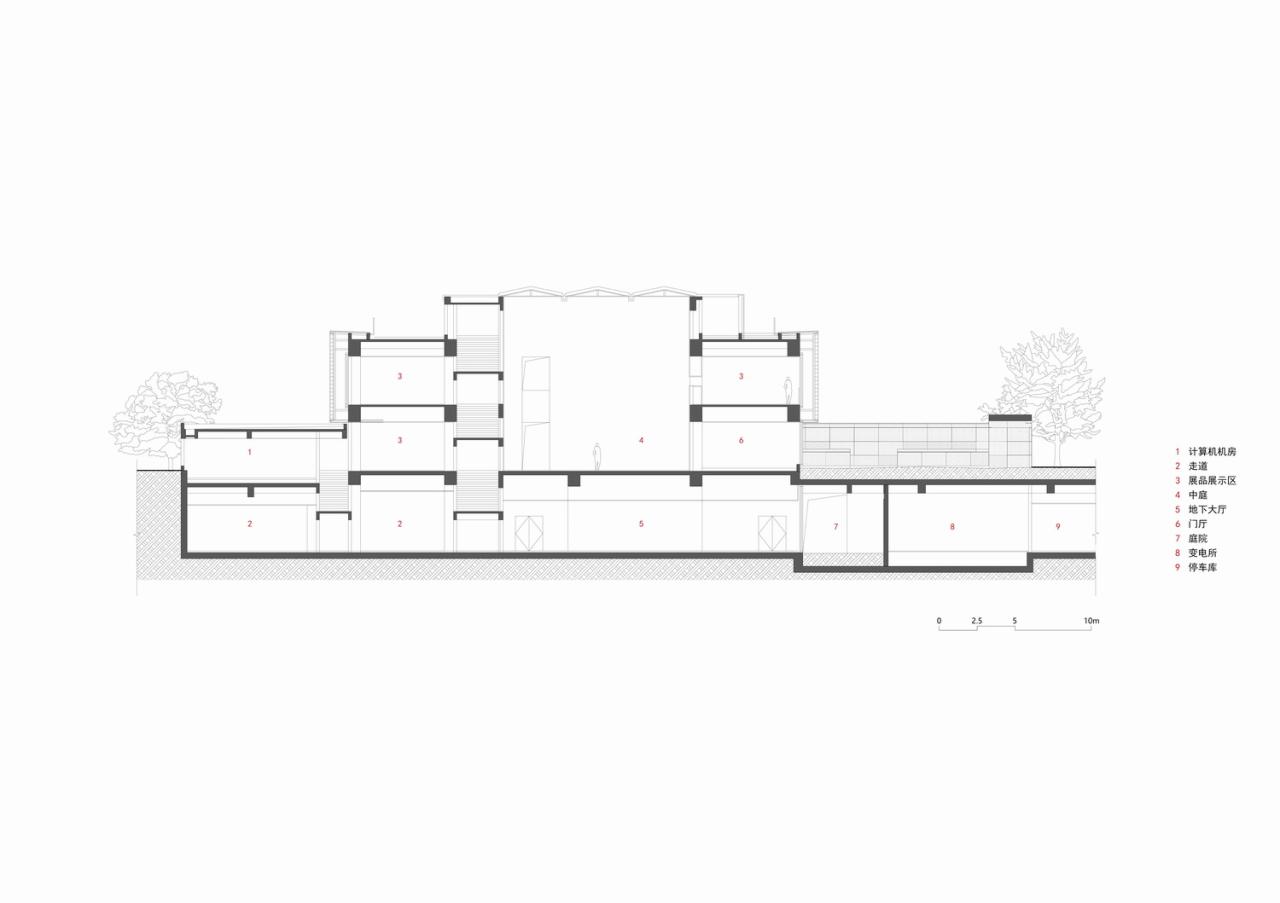 BIM建筑|蔡元培广场及孑民图书馆 / 浙江大学建筑设计研究院