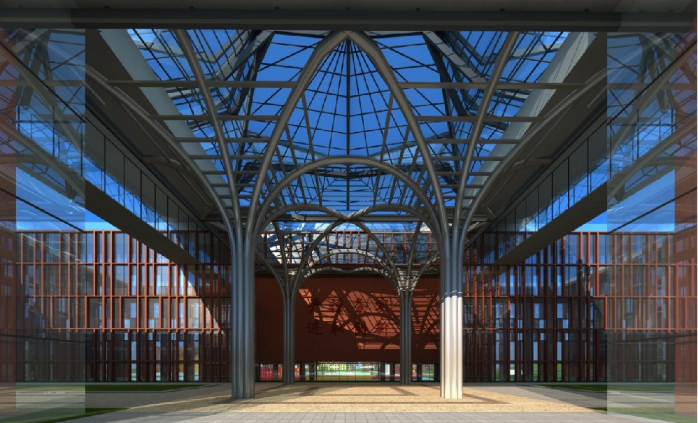 BIM建筑|神木中学项目 / 中科院建筑设计研究院有限公司