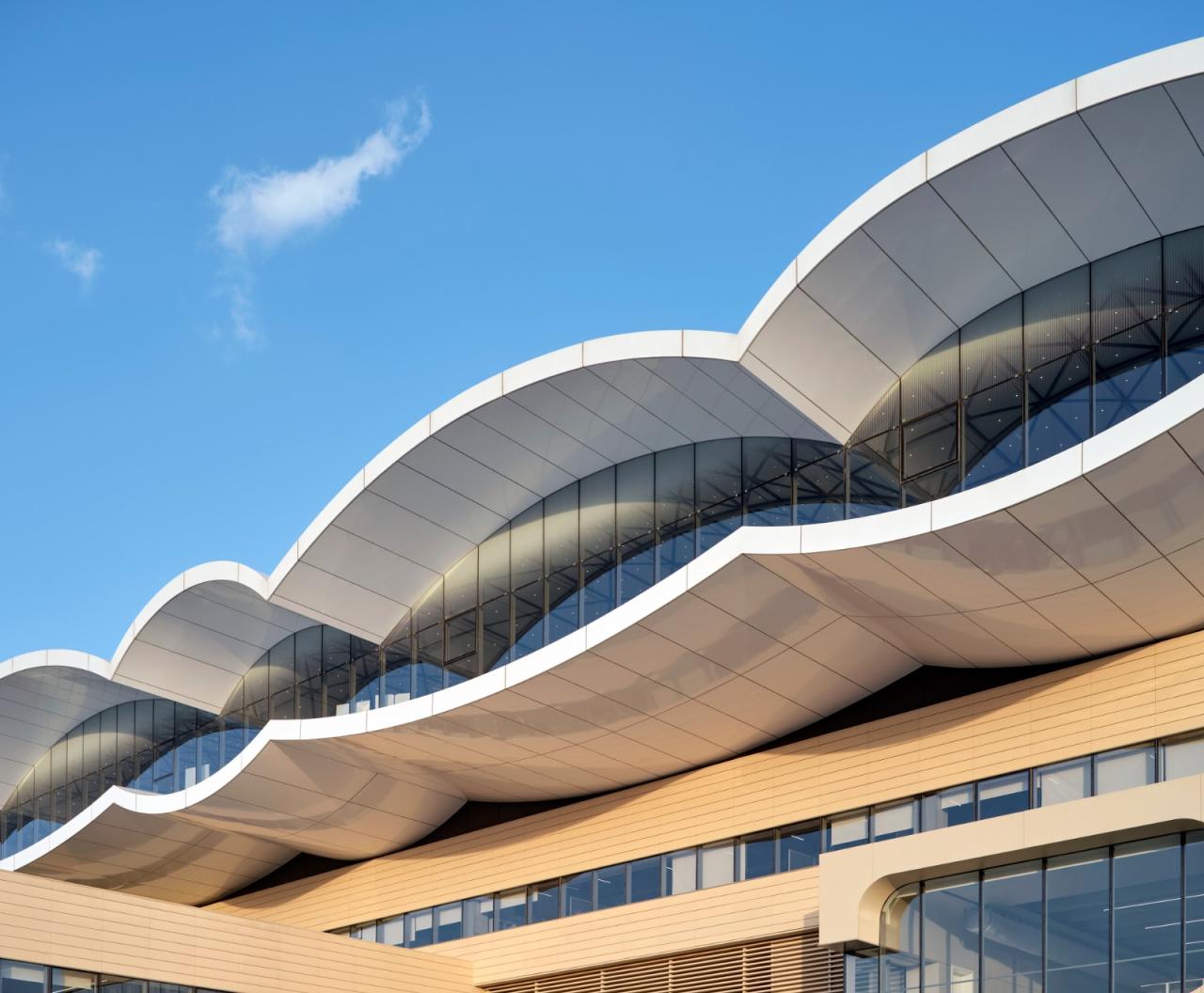 BIM建筑|中国民航大学宁河校区图书馆 / 同济原作工作室