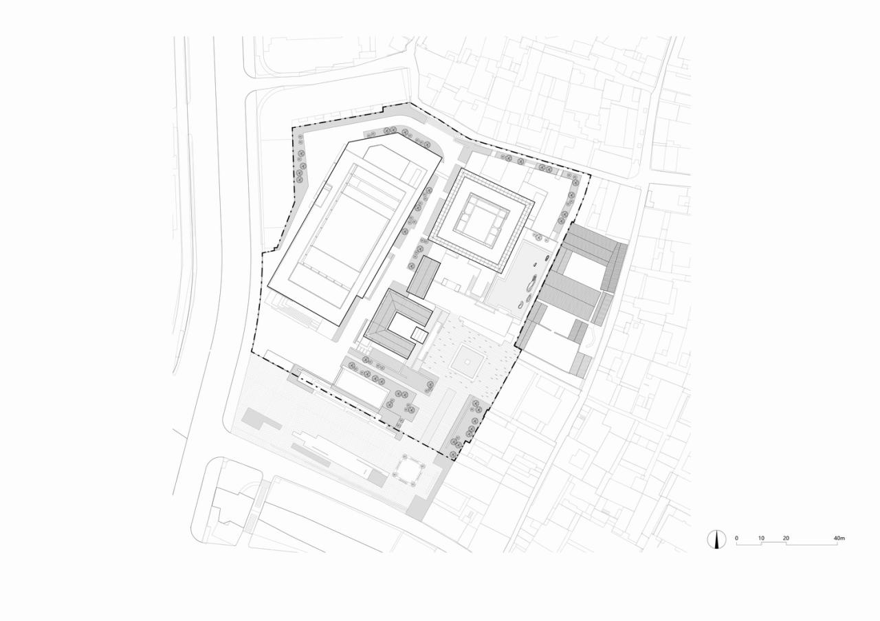 BIM建筑|蔡元培广场及孑民图书馆 / 浙江大学建筑设计研究院