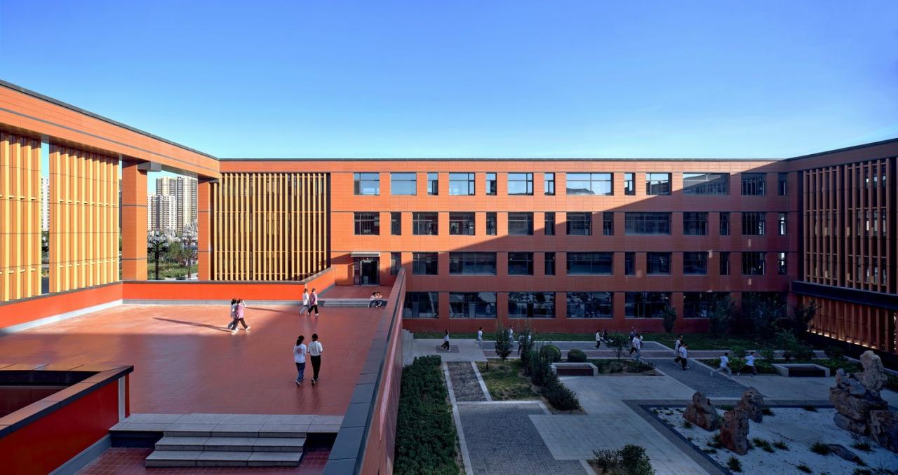 BIM建筑|神木中学项目 / 中科院建筑设计研究院有限公司