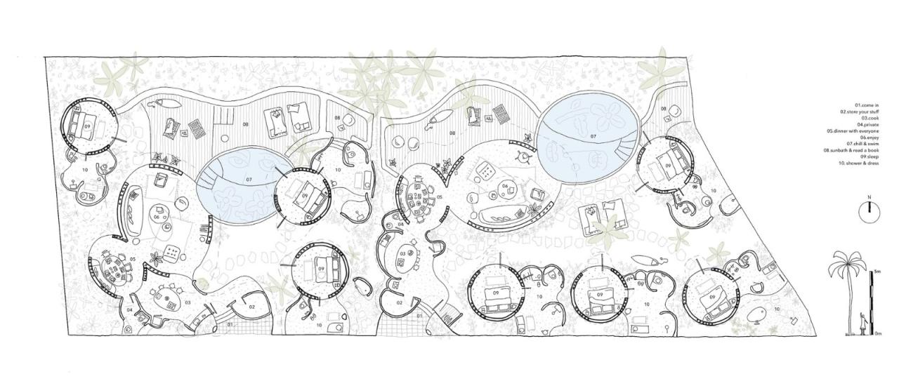 BIM建筑|巴厘岛 Bandido - La Lourdes & La Matilde 别墅 / Javi Diaz