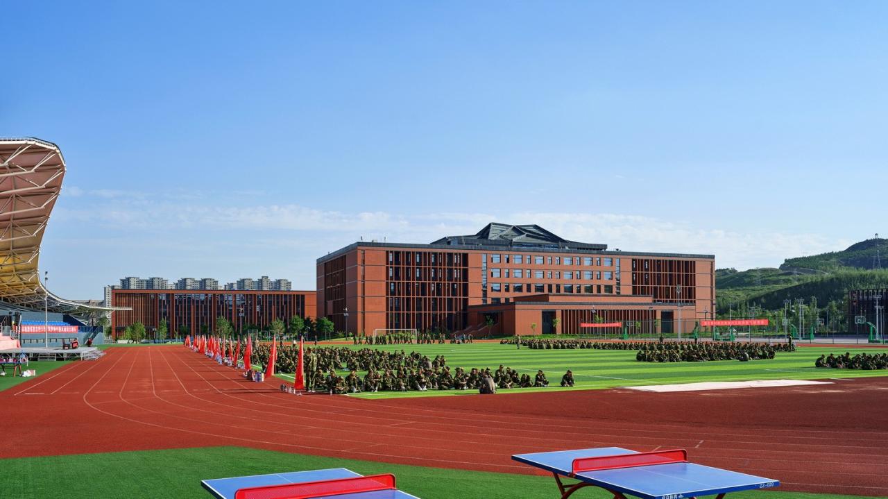 BIM建筑|神木中学项目 / 中科院建筑设计研究院有限公司