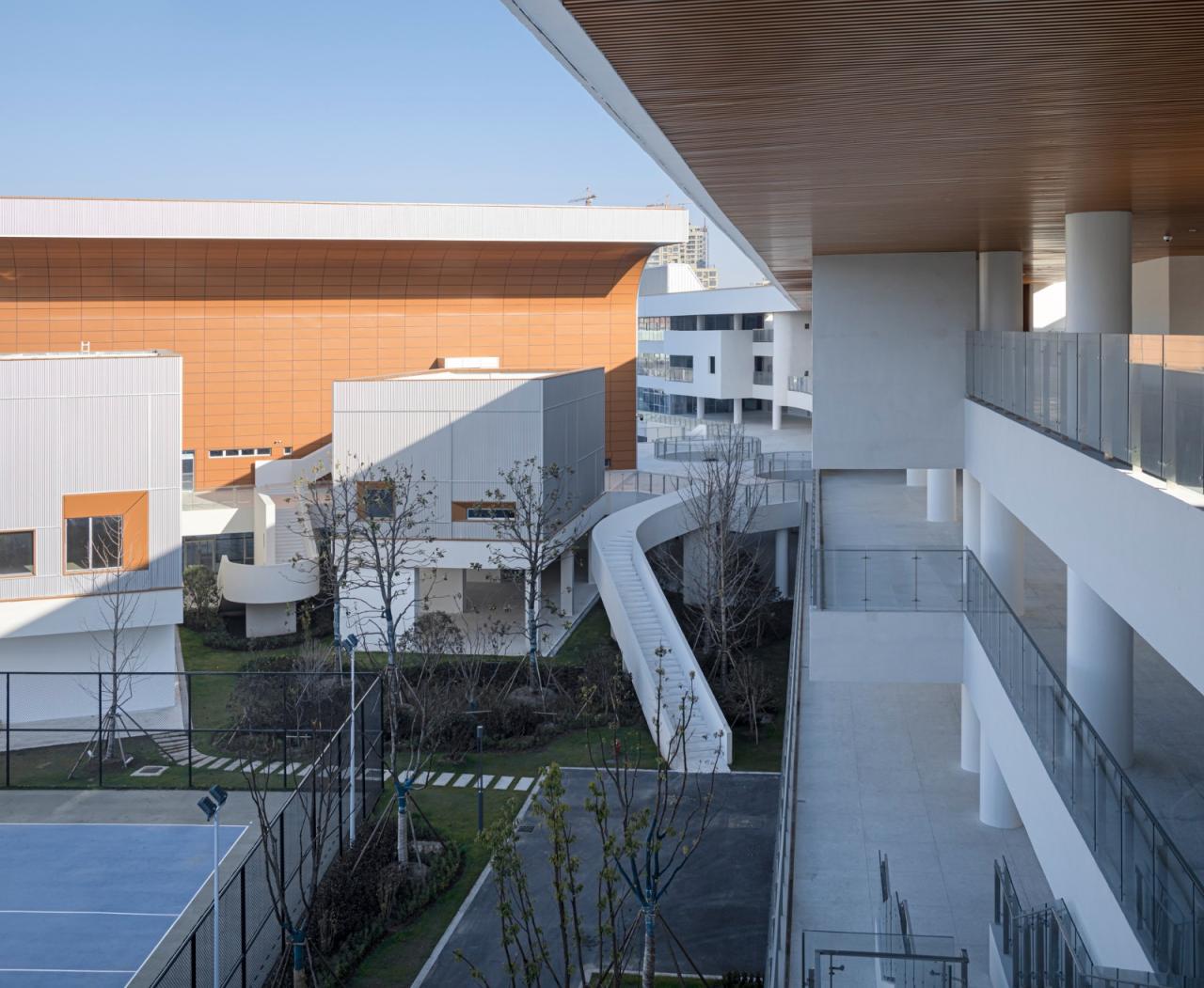 BIM建筑|南通市能达中学 / 九城都市建筑