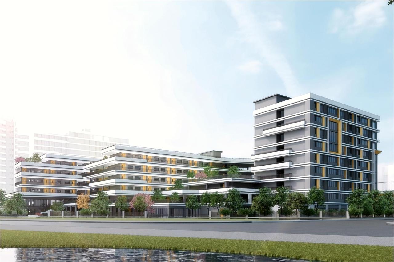 BIM建筑|绿色生态校园：华东师范大学附属顺德美的学校（二期）/ 睿住天元