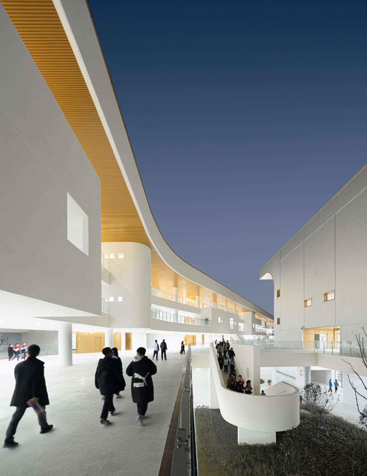 BIM建筑|南通市能达中学 / 九城都市建筑