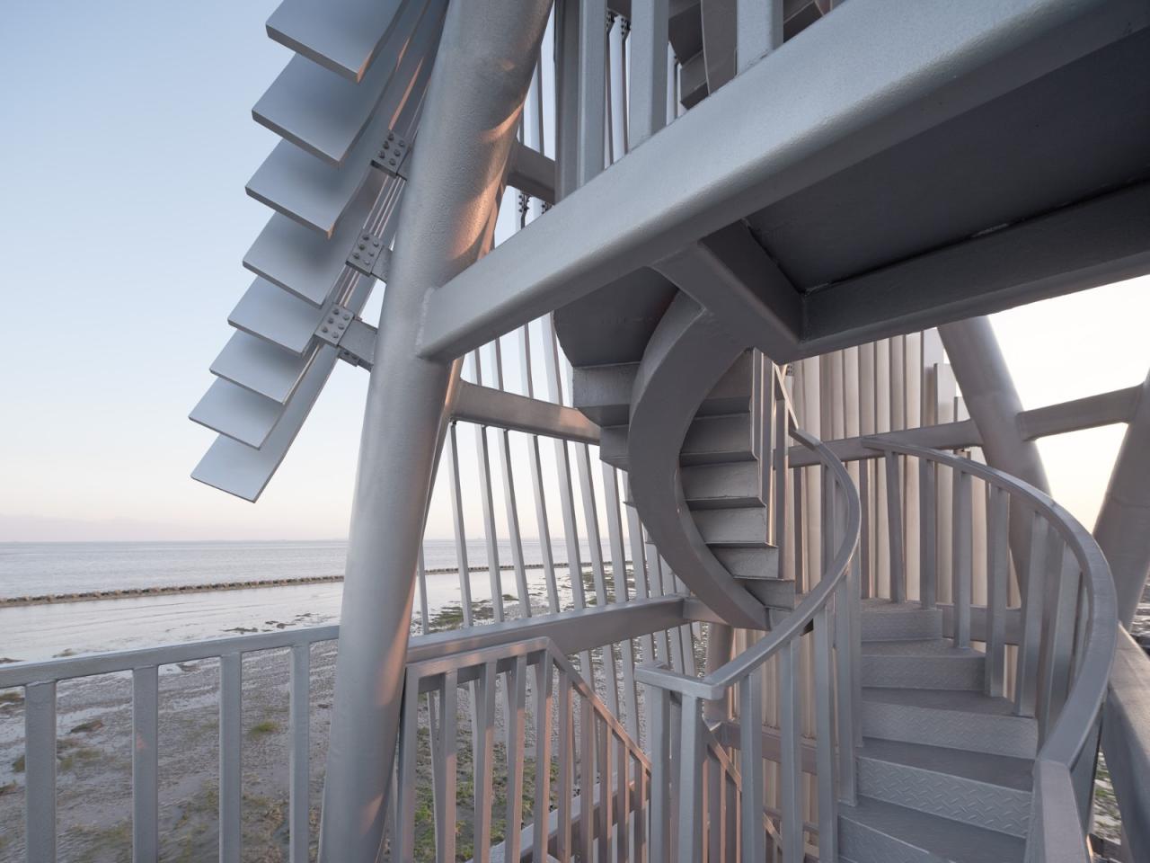 BIM建筑|扭转塔和螺旋站，上海海上的生态基础设施 / HCCH合尘建筑