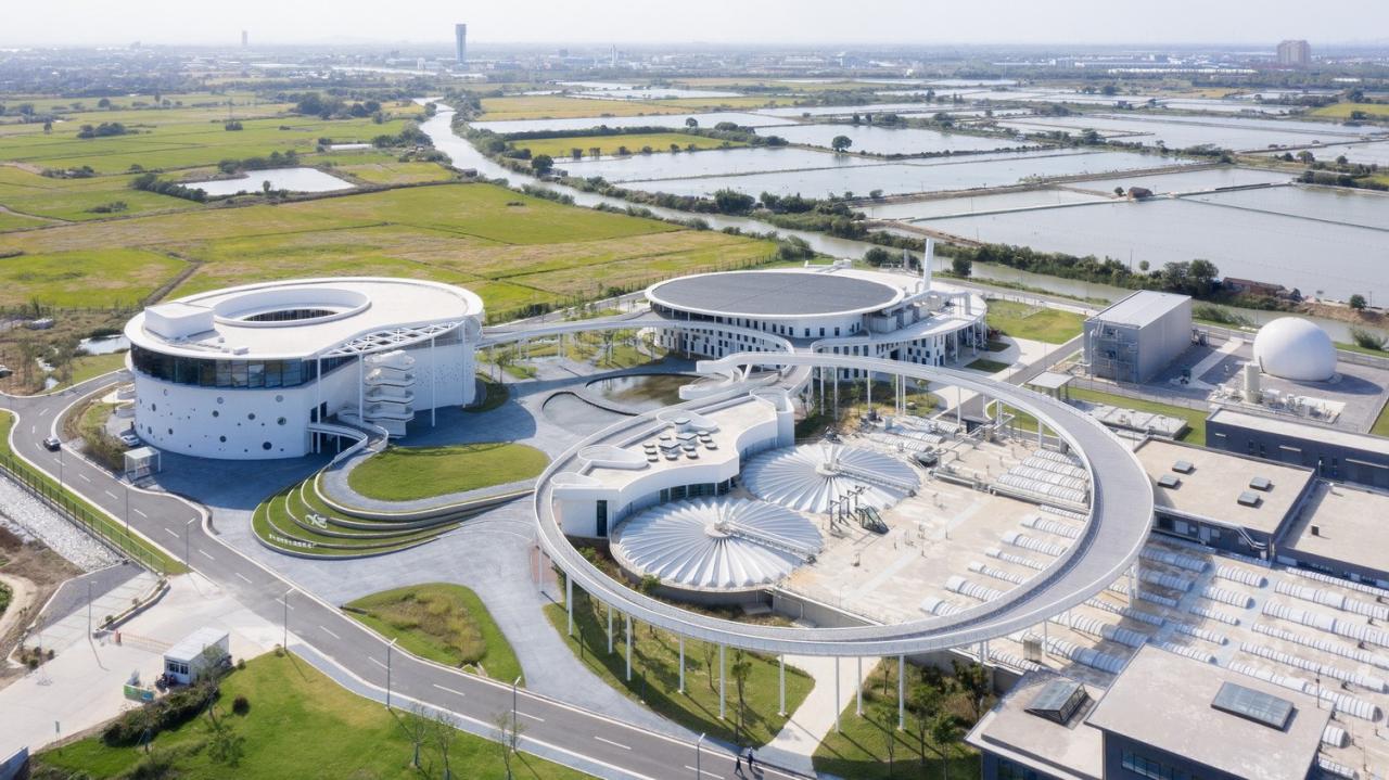 BIM建筑|宜兴城市污水资源概念厂 / 清华院 素朴工作室