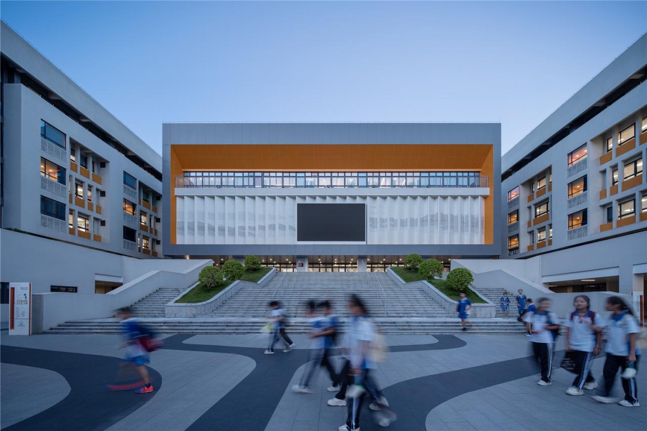 BIM建筑|深圳市坪山区科源实验学校 / 申都设计