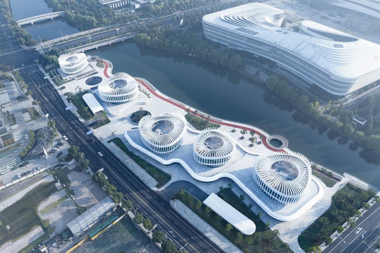 BIM建筑|兰花阁：九流渡滨河艺术街区 / UUA建筑师事务所