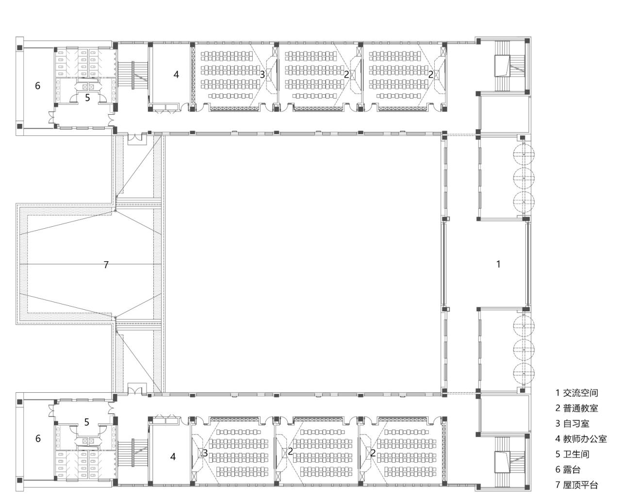 BIM建筑|神木中学项目 / 中科院建筑设计研究院有限公司