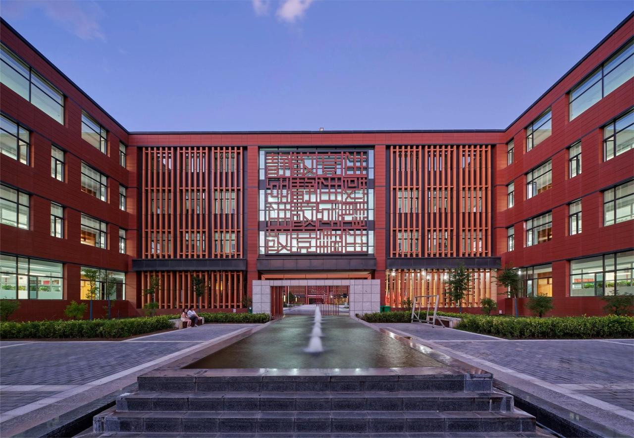 BIM建筑|神木中学项目 / 中科院建筑设计研究院有限公司