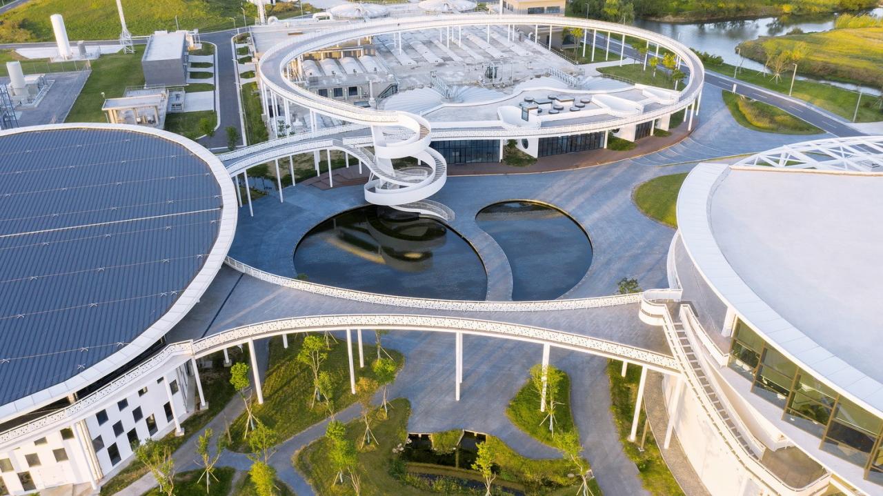 BIM建筑|宜兴城市污水资源概念厂 / 清华院 素朴工作室