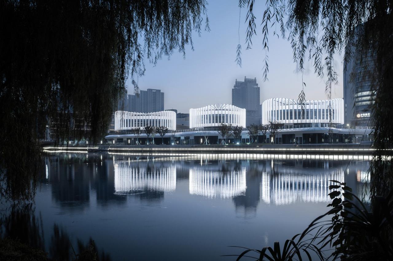 BIM建筑|兰花阁：九流渡滨河艺术街区 / UUA建筑师事务所