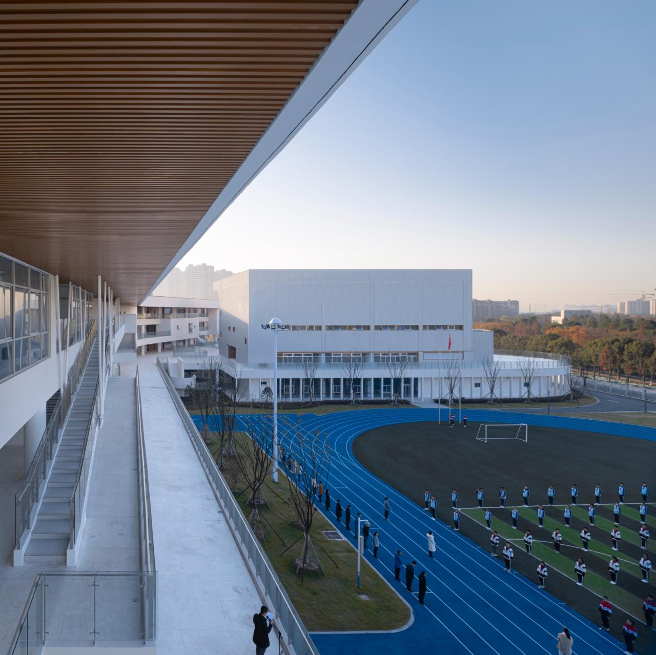 BIM建筑|南通市能达中学 / 九城都市建筑