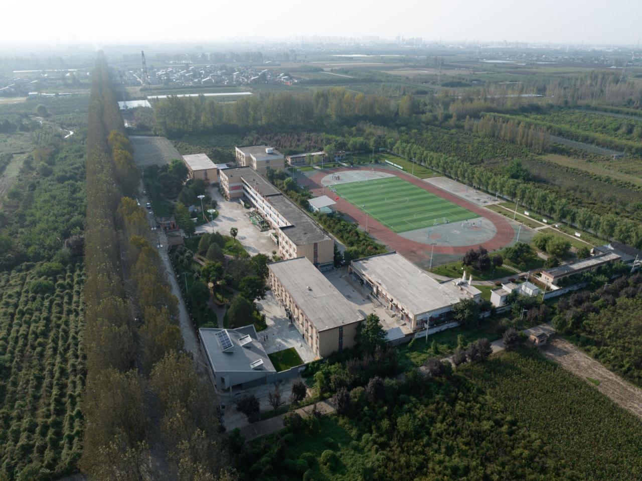 BIM建筑|陕西希望工程校园图书馆2.0 / 垣建筑