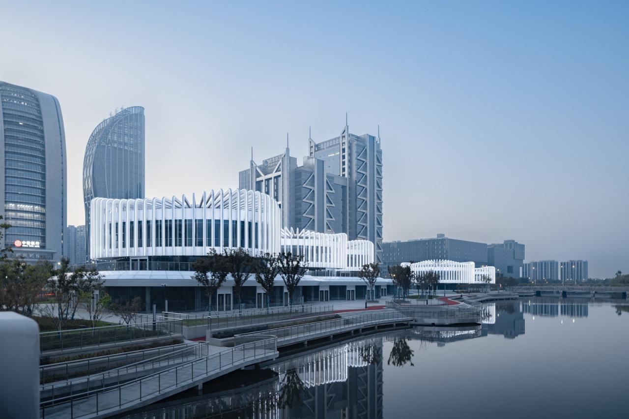 BIM建筑|兰花阁：九流渡滨河艺术街区 / UUA建筑师事务所