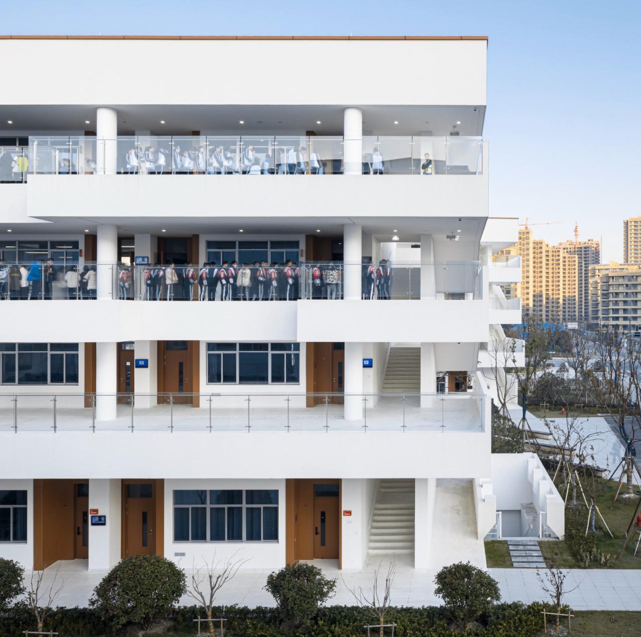 BIM建筑|南通市能达中学 / 九城都市建筑