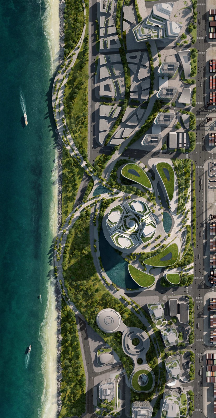 BIM建筑|螺旋大楼：‘腾讯深圳新总部’设计竞赛 / 奥雷·舍人