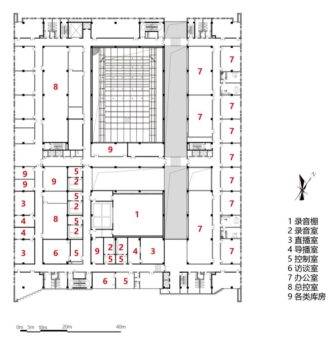 BIM建筑|神木新闻文化中心 / 中科院建筑设计研究院有限公司