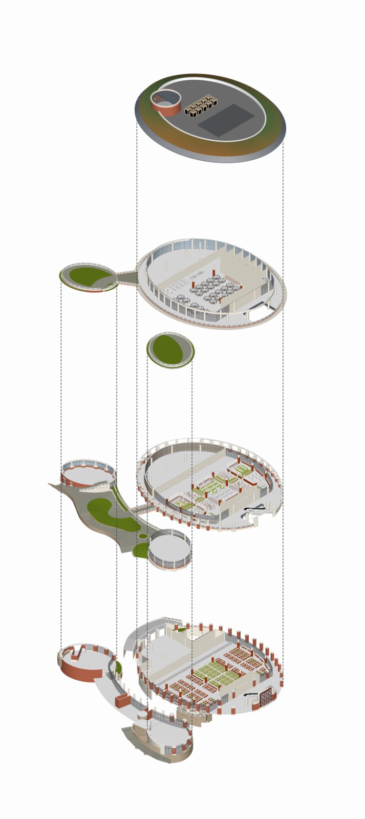 BIM建筑|厦门大学翔安校区中部学生食堂（思源餐厅）/ 厦门大学建筑设计研究院有限公司（AUAD）
