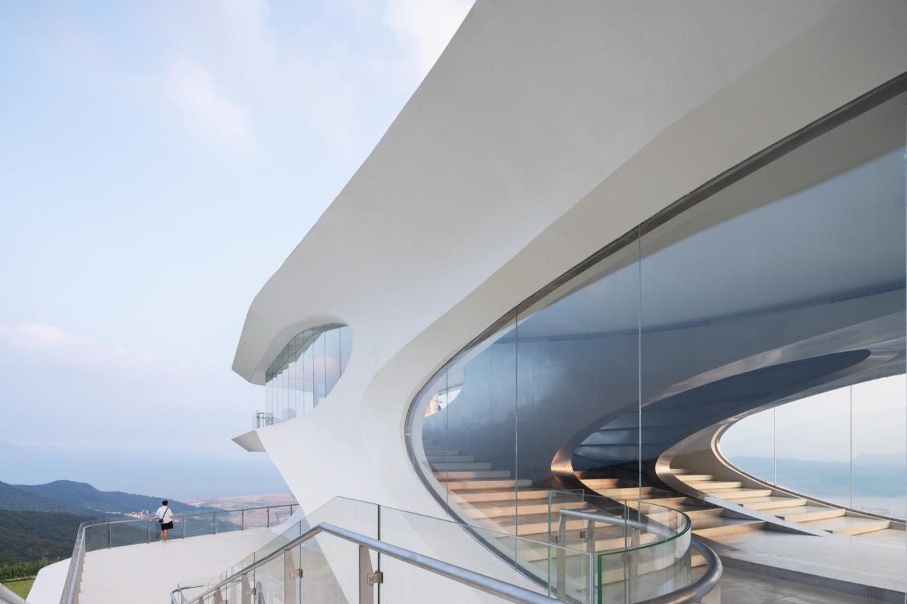 BIM建筑|孟凡浩深圳首作，山海新地标，盐田云海驿站 / line+建筑事务所