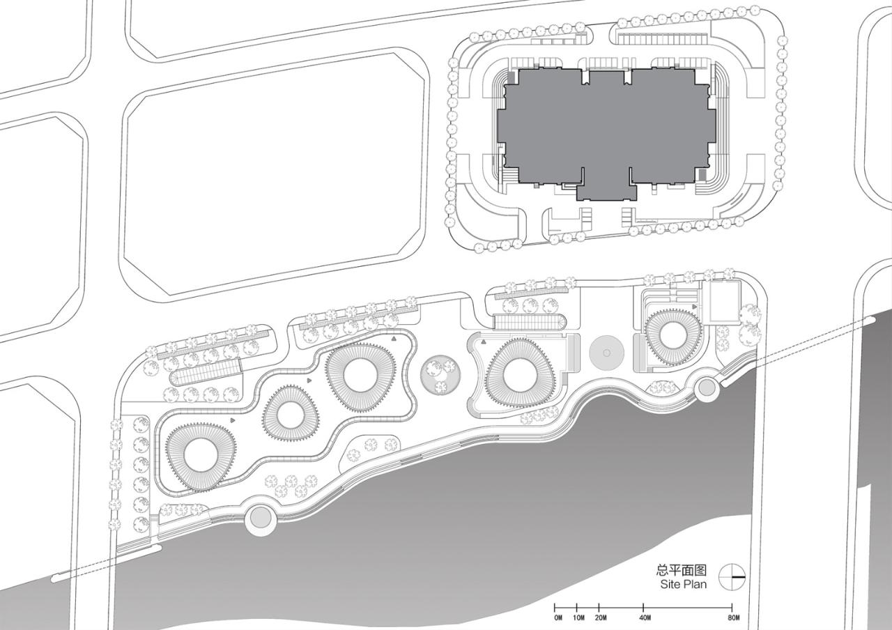 BIM建筑|兰花阁：九流渡滨河艺术街区 / UUA建筑师事务所