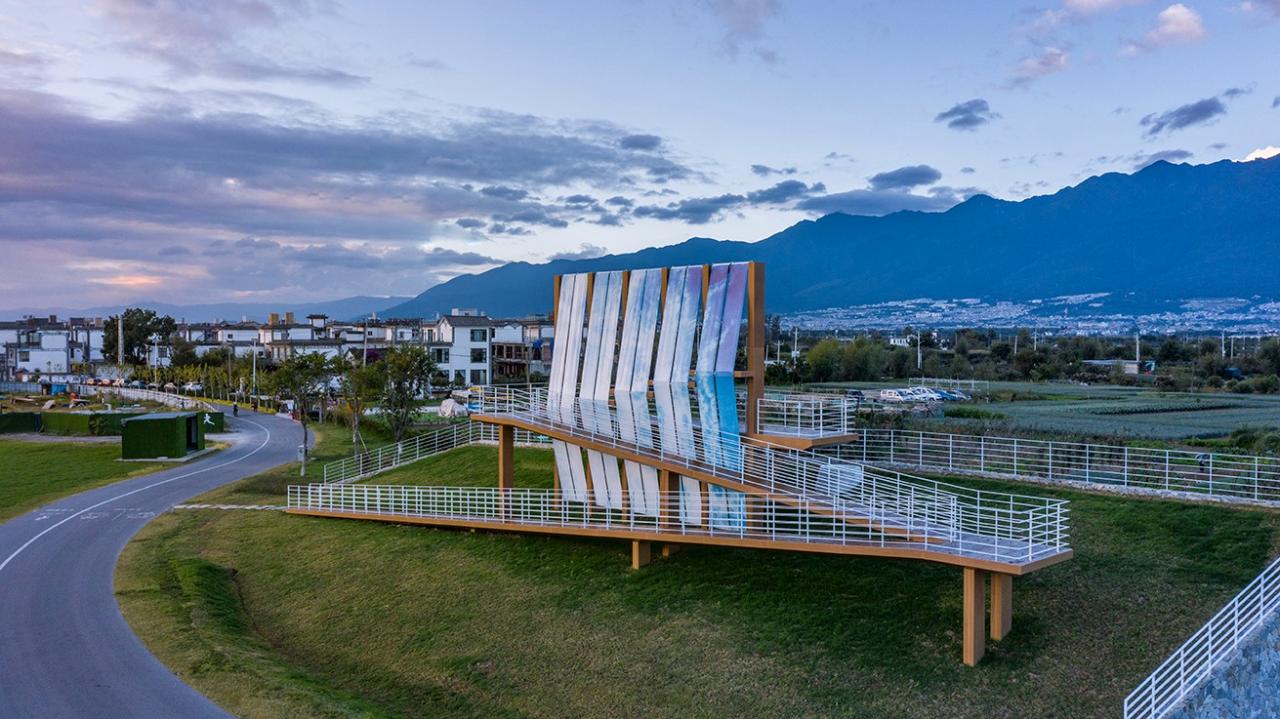 BIM建筑|帆的乡愁：环洱海生态廊道五号驿站 / 三文建筑